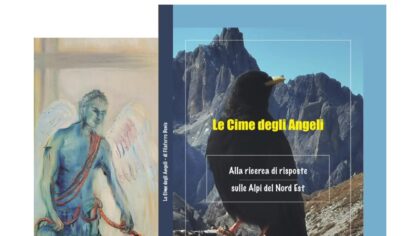 locandina dell'evento dedicato al libro "le cime degli angeli" di denis filaferro